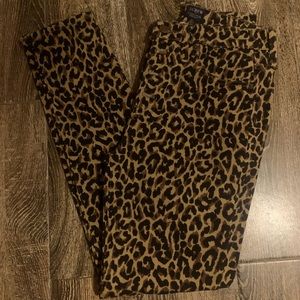 J. Crew Leopard Print Skinny Pants